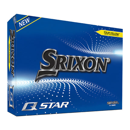 Srixon Q Star - balles de golf personnalisées - Jaune