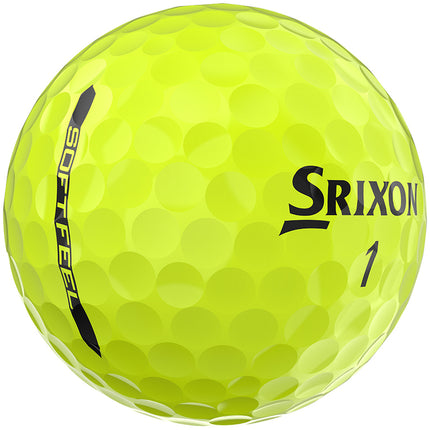 Srixon Soft Feel - balles de golf personnalisées - Jaune