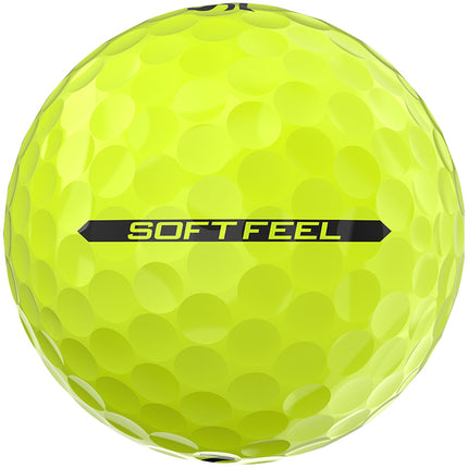 Srixon Soft Feel - balles de golf personnalisées - Jaune