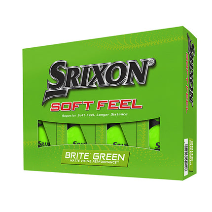 Srixon Soft Feel Brite - balles de golf personnalisées - Vert
