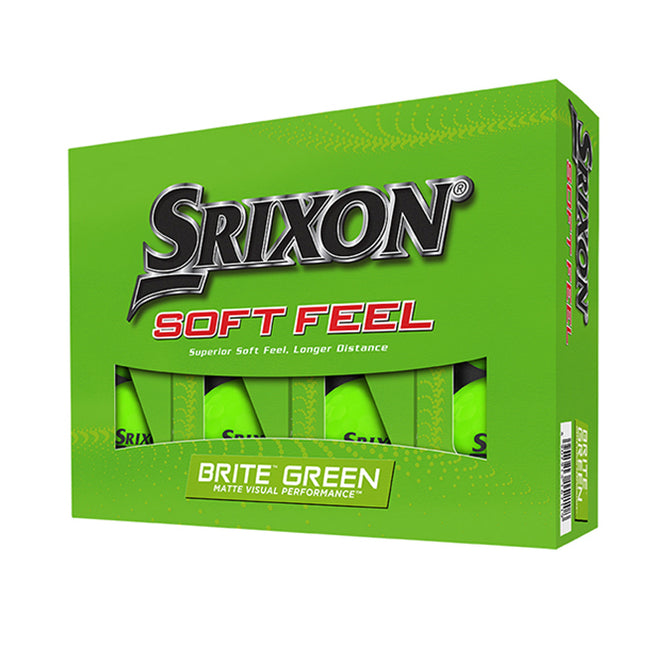 Srixon Soft Feel Brite - balles de golf personnalisées - Vert