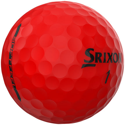 Srixon Soft Feel Brite - balles de golf personnalisées - Rouge