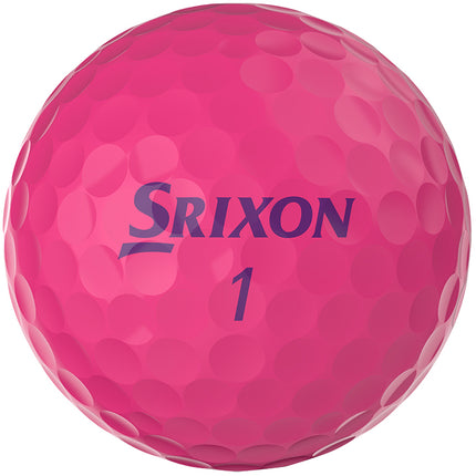 Srixon Soft Feel Lady - balles de golf personnalisées - Rose