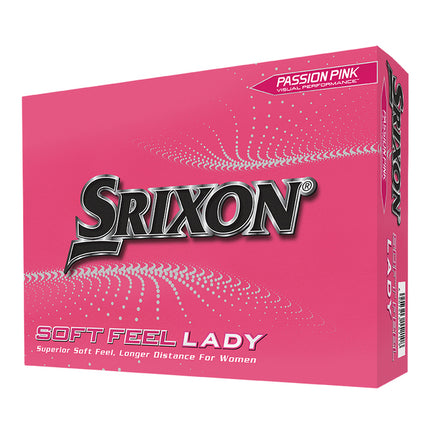 Srixon Soft Feel Lady - balles de golf personnalisées - Rose