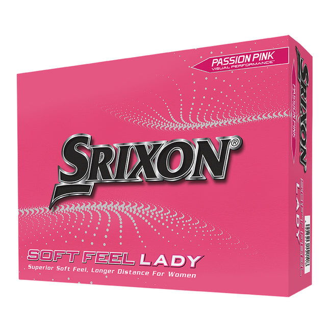 Srixon Soft Feel Lady - balles de golf personnalisées - Rose