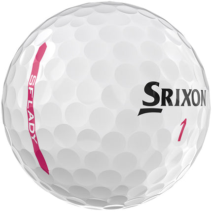 Srixon Soft Feel Lady - balles de golf personnalisées - Blanc