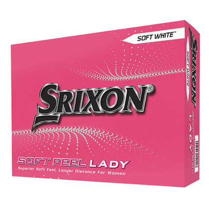 Srixon Soft Feel Lady - balles de golf personnalisées - Blanc