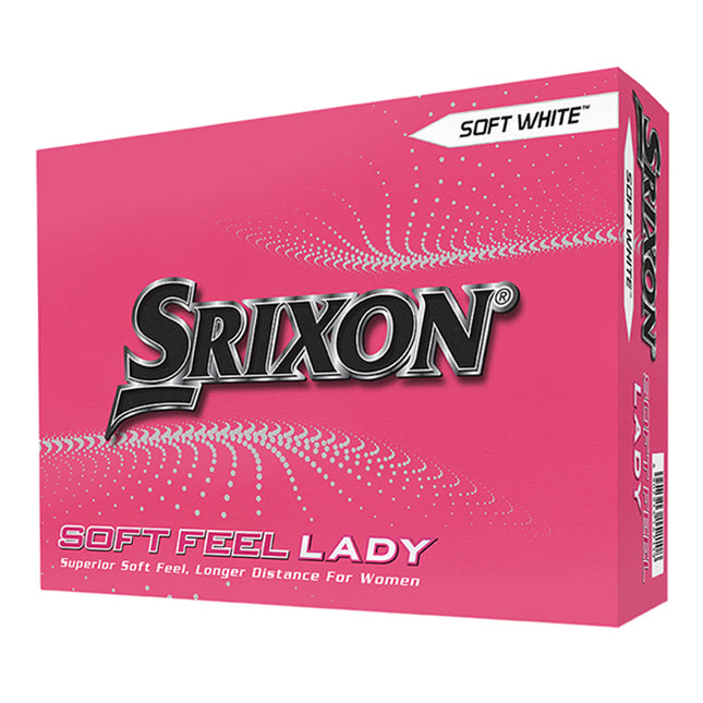 Srixon Soft Feel Lady - balles de golf personnalisées - Blanc