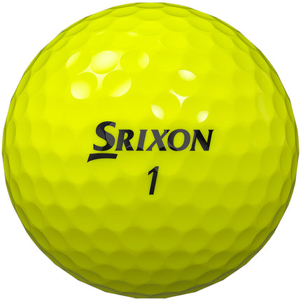 Srixon ZStar - balles de golf personnalisées - Jaune