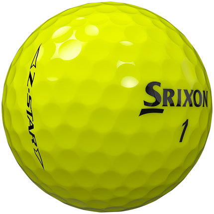 Srixon ZStar - balles de golf personnalisées - Jaune
