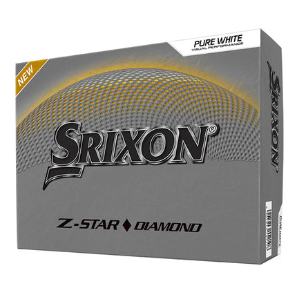 Srixon ZStar Diamond - balles de golf personnalisées - Blanc