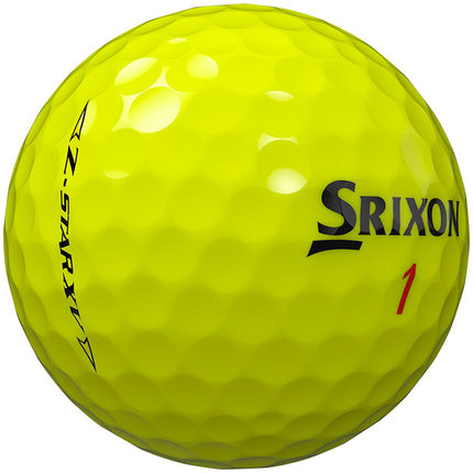 Srixon ZStar XV - balles de golf personnalisées - Jaune