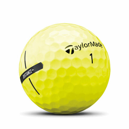 TaylorMade Distance+ - balles de golf personnalisées - Jaune