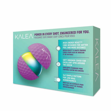 TaylorMade Kalea - balles de golf personnalisées - Violet