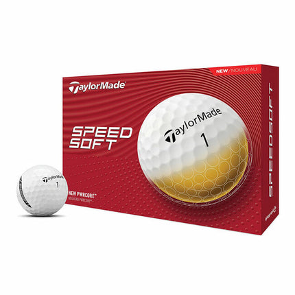 TaylorMade Speed Soft - balles de golf personnalisées - Blanc