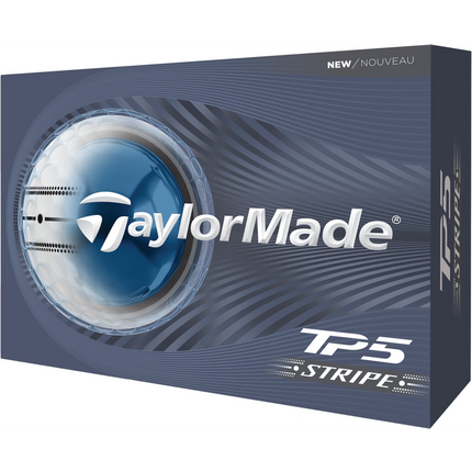 TaylorMade TP5 Stripe - balles de golf vierges