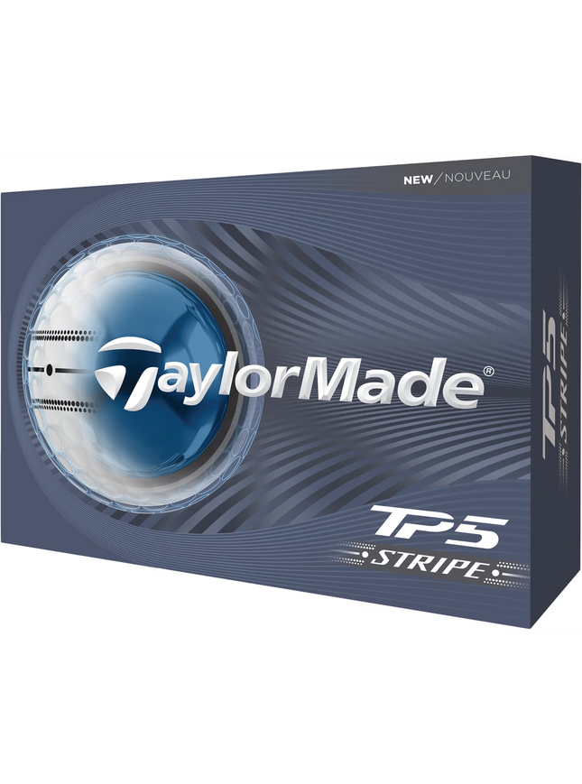 TaylorMade TP5 Stripe - balles de golf vierges