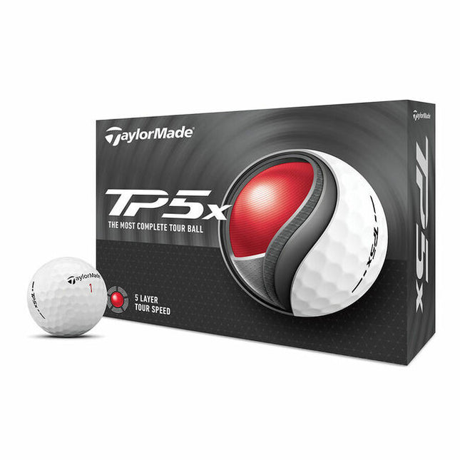 TaylorMade TP5X - balles de golf personnalisées - Blanc