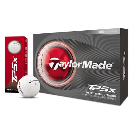 TaylorMade TP5X - balles de golf vierges - Blanc