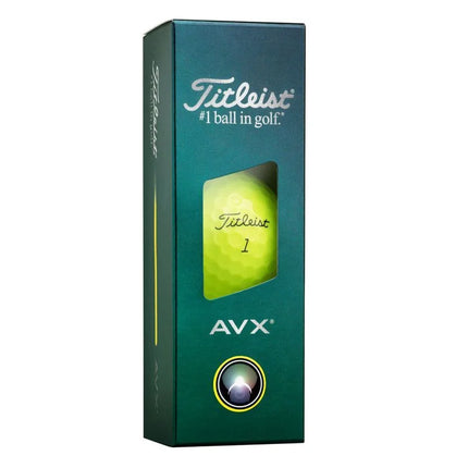 Titleist AVX - balles de golf personnalisées - Jaune
