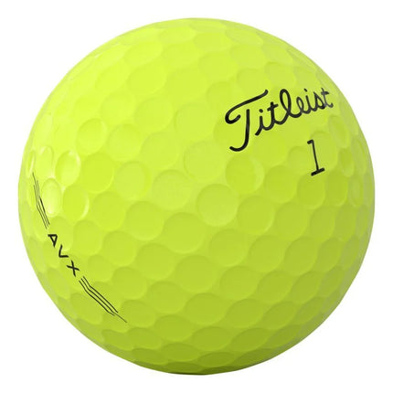 Titleist AVX - balles de golf personnalisées - Jaune