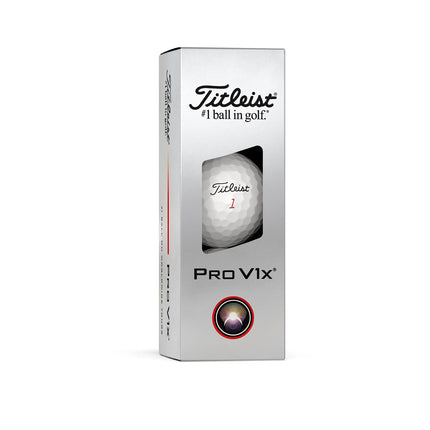 Titleist Pro V1X - balles de golf vierges - Blanc