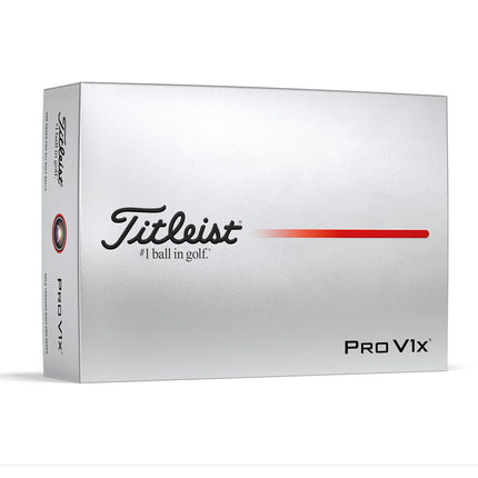 Titleist Pro V1X - balles de golf vierges - Blanc