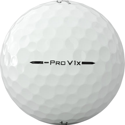 Titleist Pro V1X Left Dash - balles de golf personnalisées - Blanc