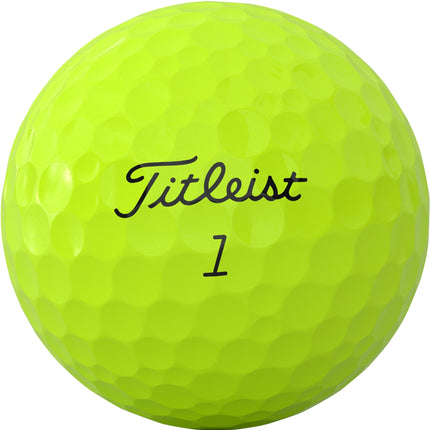 Titleist Tour Soft - balles de golf personnalisées - Jaune