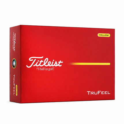 Titleist Trufeel - balles de golf personnalisées - Jaune