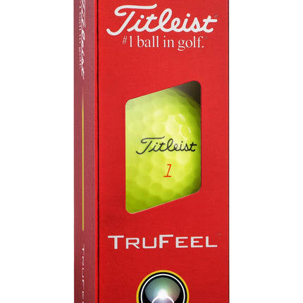 Titleist Trufeel - balles de golf personnalisées - Jaune
