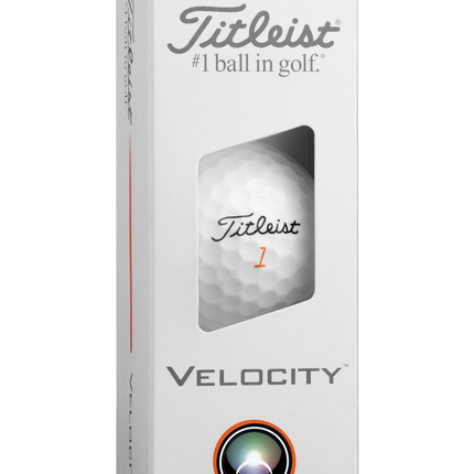 Titleist Velocity - balles de golf vierges - Blanc