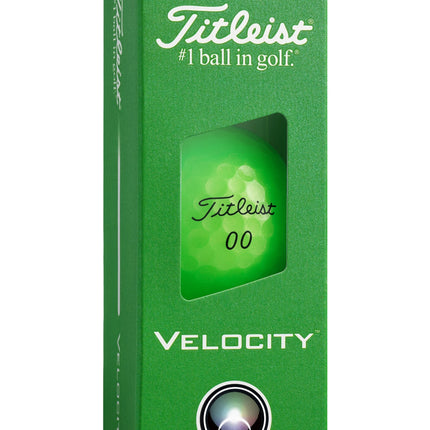 Titleist Velocity - balles de golf personnalisées - Vert