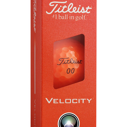 Titleist Velocity - balles de golf personnalisées - Orange