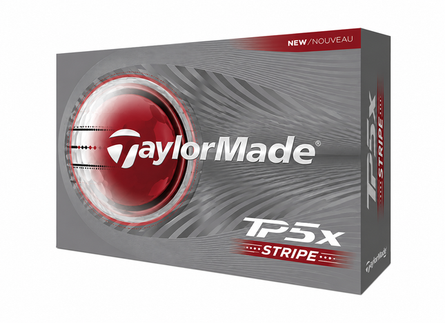 TaylorMade TP5X Stripe - balles de golf vierges