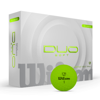 Wilson Duo Soft - balles de golf personnalisées - Vert