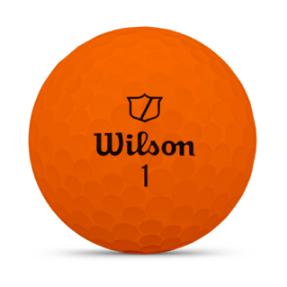 Wilson Duo Soft - balles de golf personnalisées - Orange