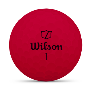Wilson Duo Soft - balles de golf personnalisées - Rouge