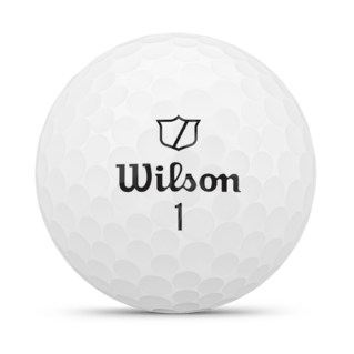 Wilson Duo Soft - balles de golf personnalisées - Blanc