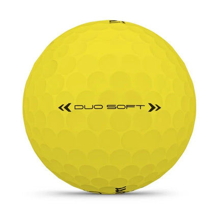 Wilson Duo Soft - balles de golf vierges - Jaune