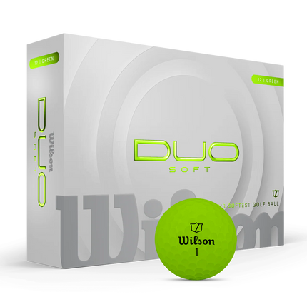 Wilson Duo Soft - balles de golf vierges - Vert