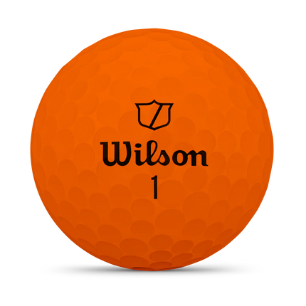Wilson Duo Soft - balles de golf vierges - Orange