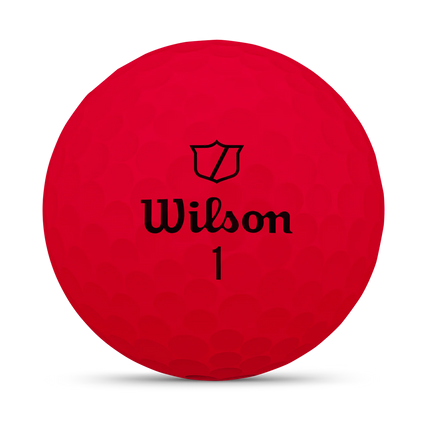 Wilson Duo Soft - balles de golf vierges - Rouge