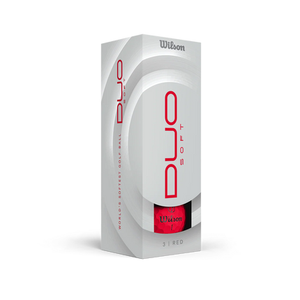 Wilson Duo Soft - balles de golf vierges - Rouge