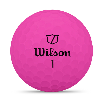 Wilson Duo Soft - balles de golf vierges - Rose