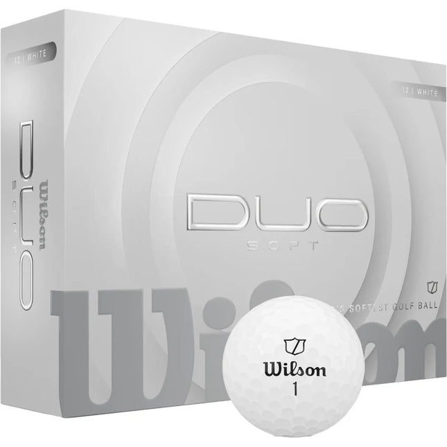 Wilson Duo Soft - balles de golf vierges - Blanc