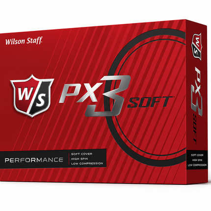 Wilson PX3 Soft - balles de golf vierges