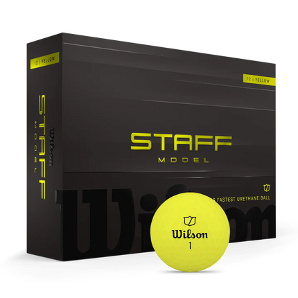 Wilson Staff Model - balles de golf vierges - Jaune
