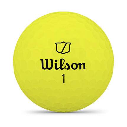 Wilson Staff Model - balles de golf vierges - Jaune