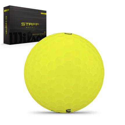 Wilson Staff Model - balles de golf vierges - Jaune